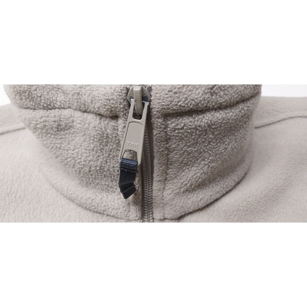Columbia Sweater Mens XL Tan Fleece Full Zip Outdoors Sweatshirt VTG Work Comfy - Picture 14 of 16